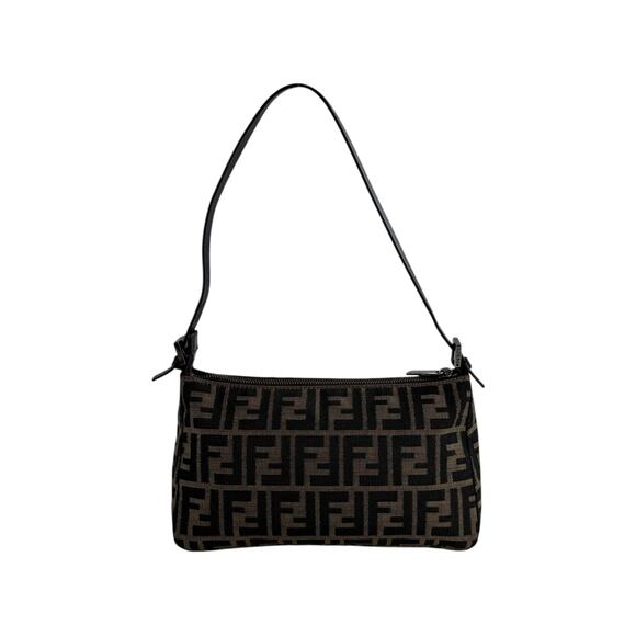 Fendi Vintage Zucca Shoulder Bag - Picture 2 of 14